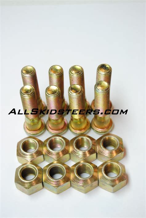 new holland skid steer lug nuts and studs|175617 skid steer studs.